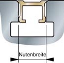 T-Nuten Abdeckprofil, t-Nutenabdeckprofil, Nutenstein